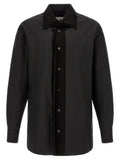 Schwarze Baumwollbluse