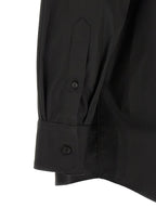 Schwarze Baumwollbluse