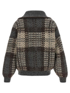 Grauer Strickcardigan Brunello Cucinelli