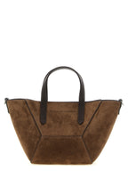 Braune Kalbsleder-Handtasche