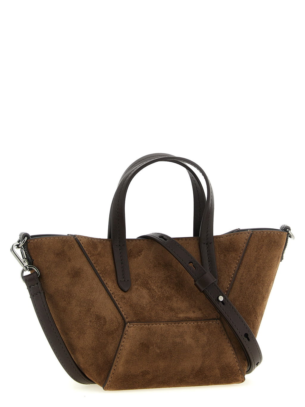 Braune Kalbsleder-Handtasche