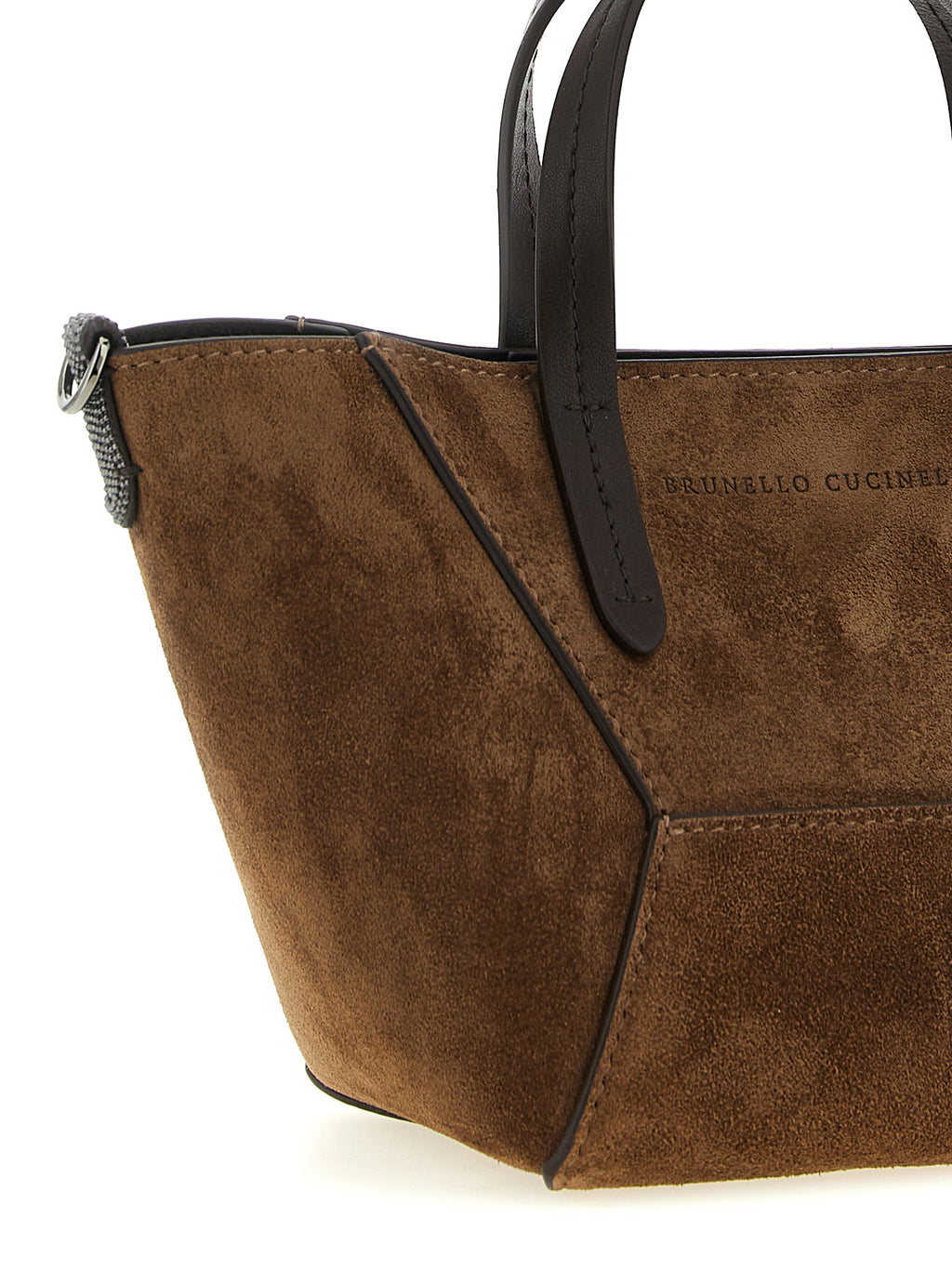 Braune Kalbsleder-Handtasche
