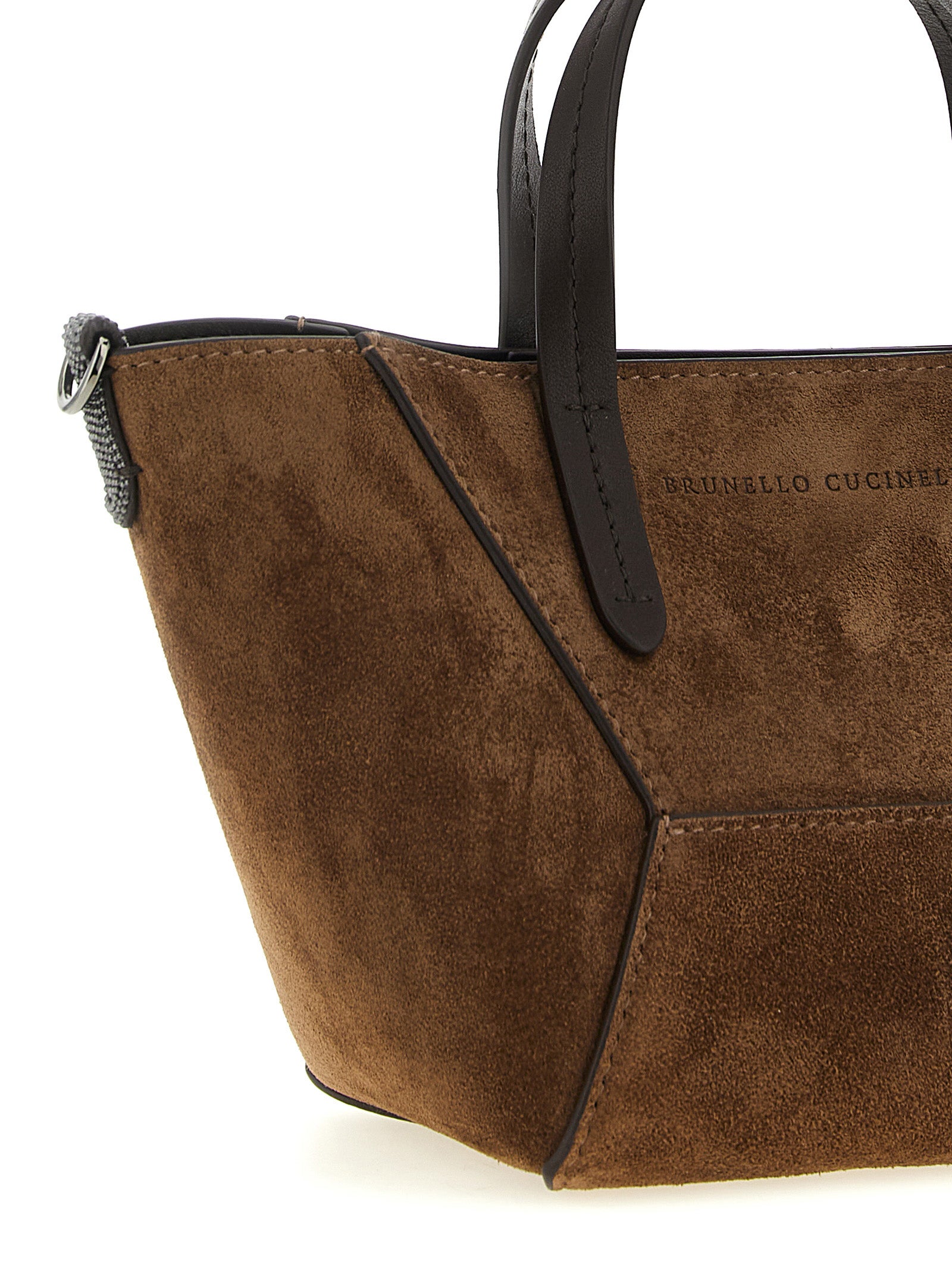 Braune Kalbsleder-Handtasche