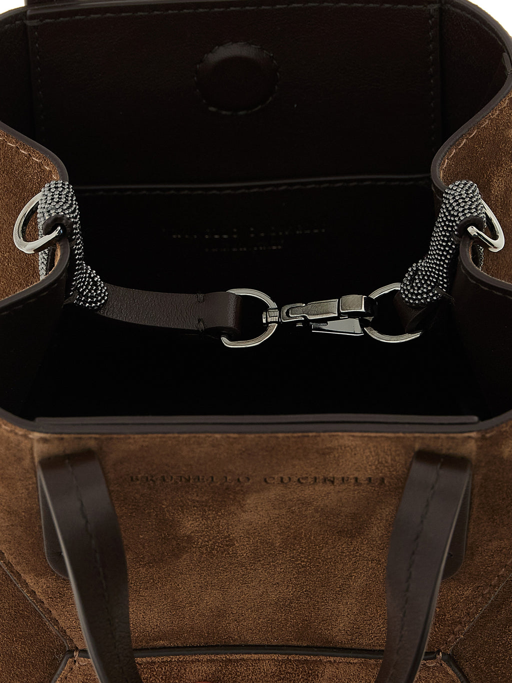 Braune Kalbsleder-Handtasche