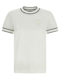 Weißes Baumwoll-T-Shirt