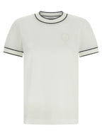 Weißes Baumwoll-T-Shirt
