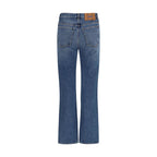 Blaue Jeans aus Baumwolle im geraden Schnitt
