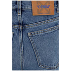 Blaue Jeans aus Baumwolle im geraden Schnitt