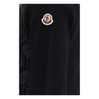 Schwarze Baumwoll-Shell-Jacke