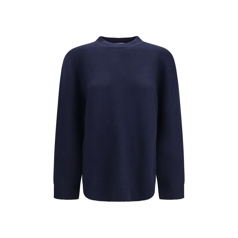 Blauer Wollpullover Oves Aries