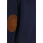 Blauer Wollpullover Oves Aries