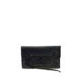 Schwarze Kalbsleder Bos Taurus Clutch Bag