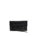 Schwarze Kalbsleder Bos Taurus Clutch Bag