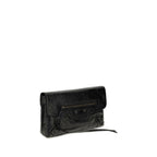 Schwarze Kalbsleder Bos Taurus Clutch Bag