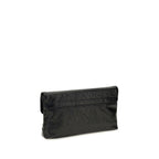 Schwarze Kalbsleder Bos Taurus Clutch Bag