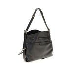 Schwarze Kalbsleder Bos Taurus Bucket Bag