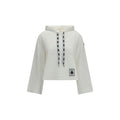 Weißes Baumwoll-Sweatshirt