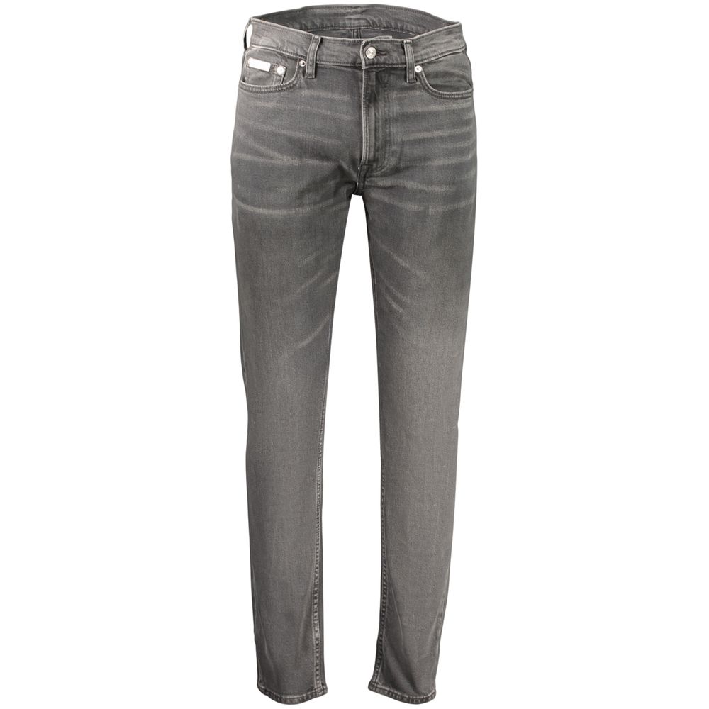 Schwarze Herrenjeans aus Baumwolle