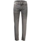 Schwarze Herrenjeans aus Baumwolle