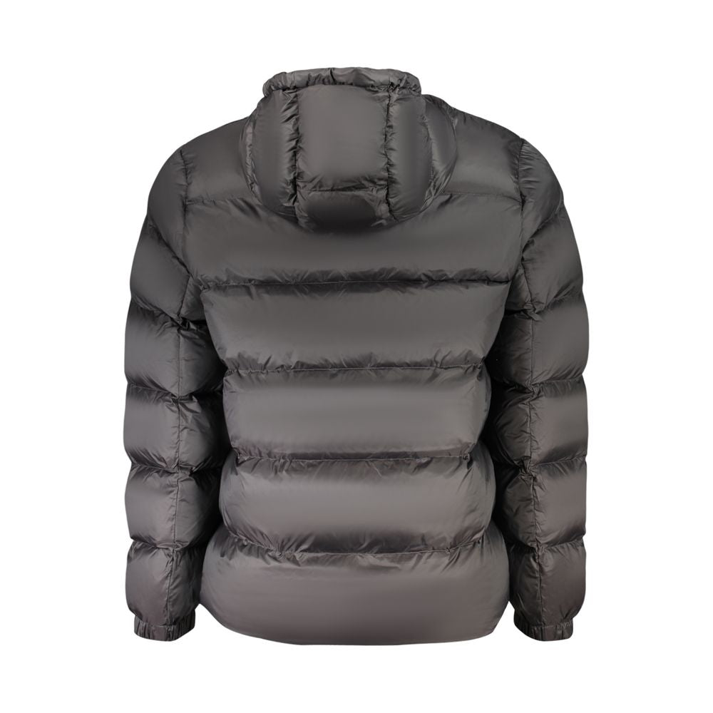 Schwarze Nylon Herrenjacke