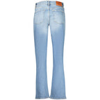 Damenjeans aus Baumwolle in Blau