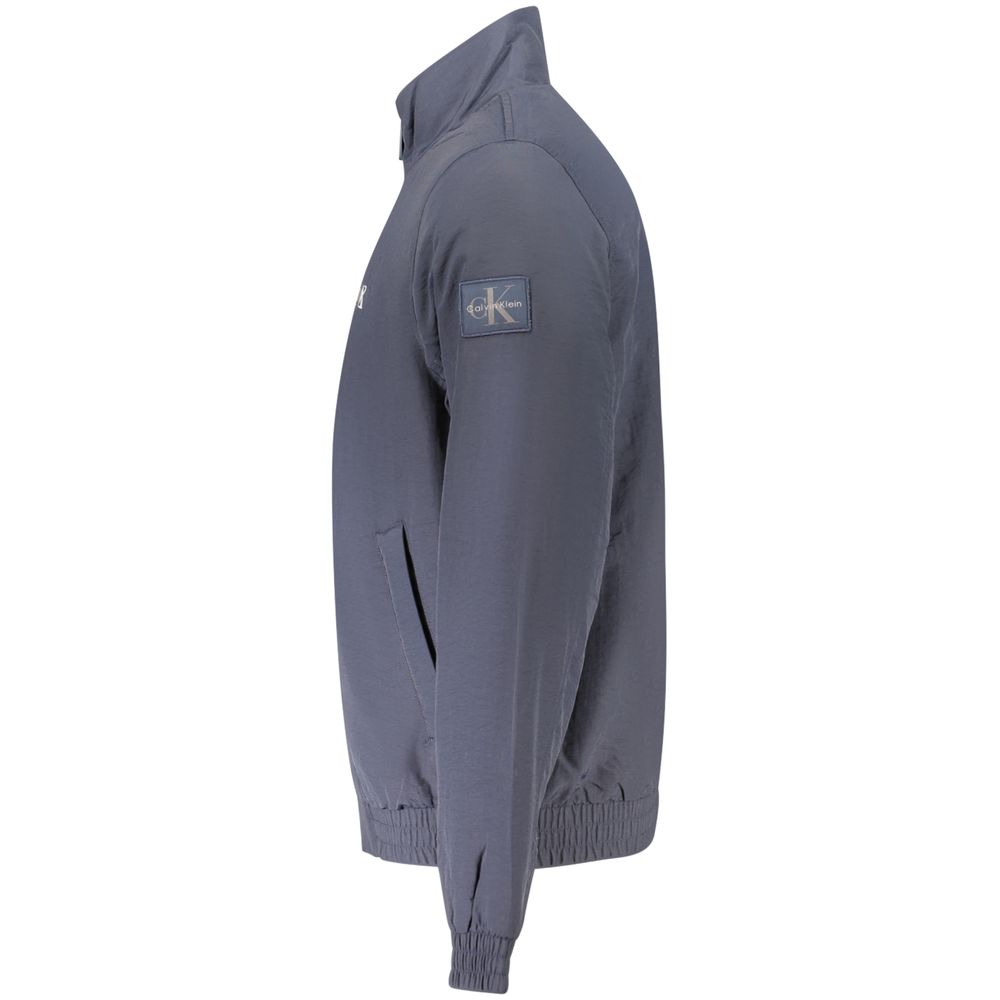 Blaue Herrenjacke aus Polyamid