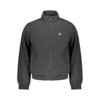 Schwarze Polyamid-Herrenjacke