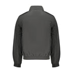 Schwarze Polyamid-Herrenjacke