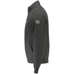Schwarze Polyamid-Herrenjacke