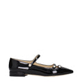 Schwarze Ballerinas aus Leder