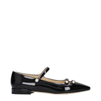 Schwarze Ballerinas aus Leder