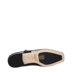 Schwarze Ballerinas aus Leder