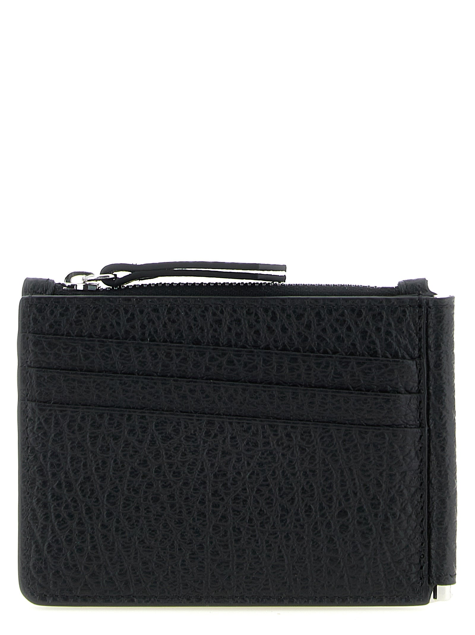 Schwarze Geldbörse aus Leder 339572BM