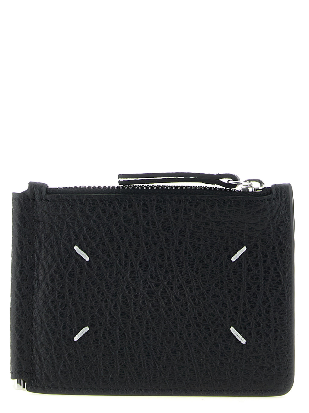 Schwarze Geldbörse aus Leder 339572BM