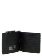 Schwarze Geldbörse aus Leder 339572BM
