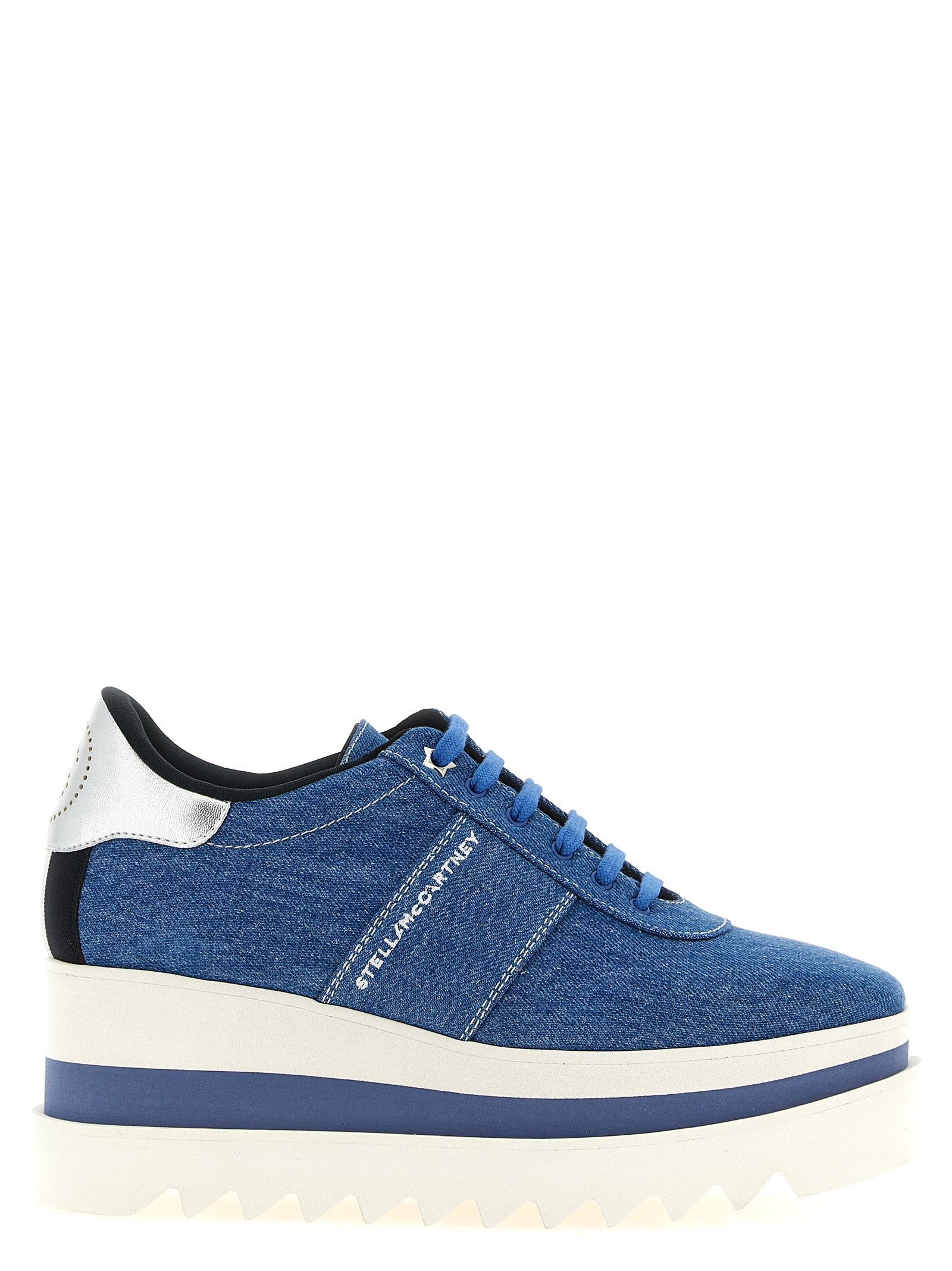Blaue EVA Keilsandalen