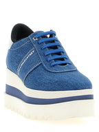 Blaue EVA Keilsandalen