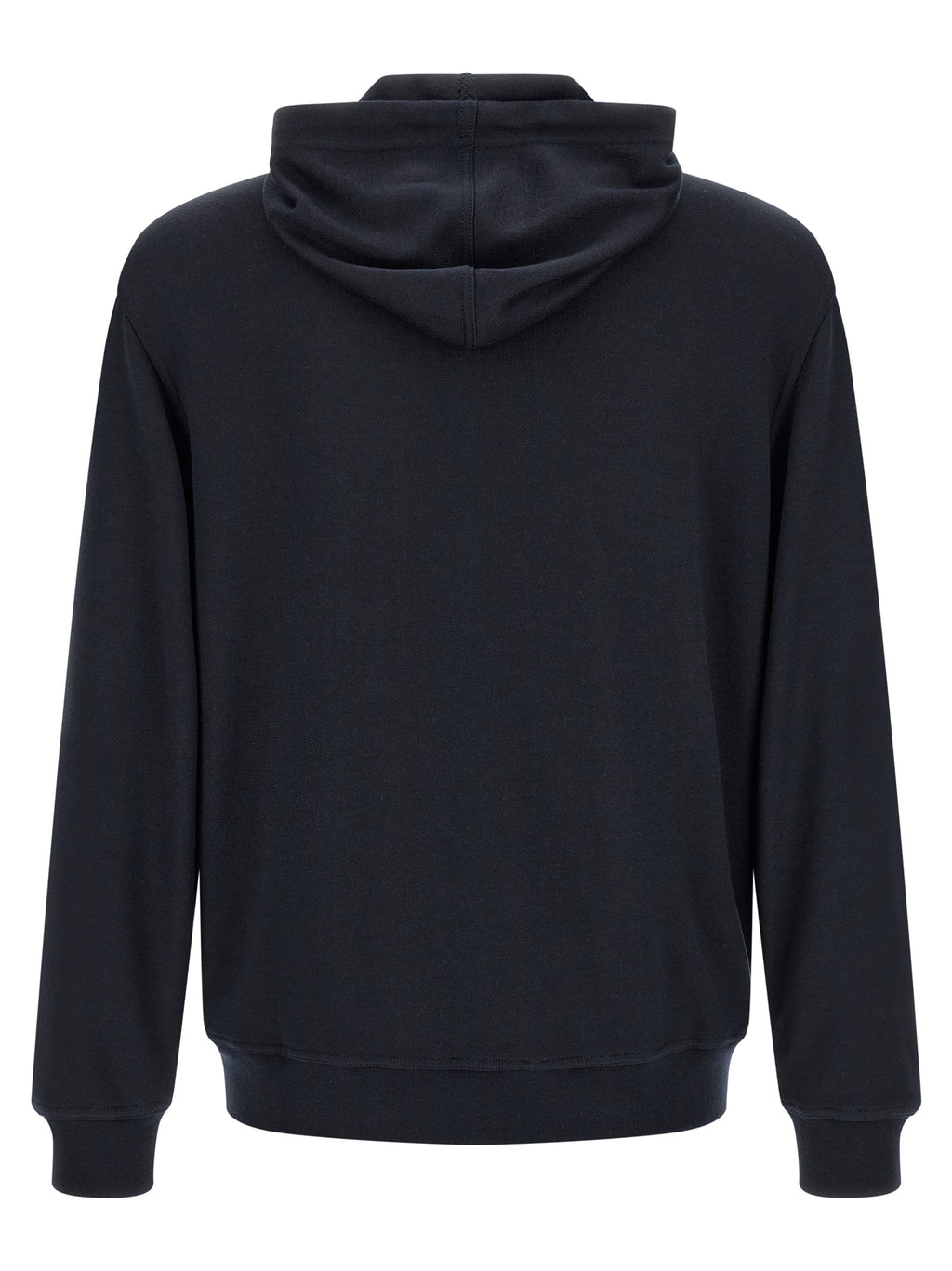Blauer Kaschmir-Pullover