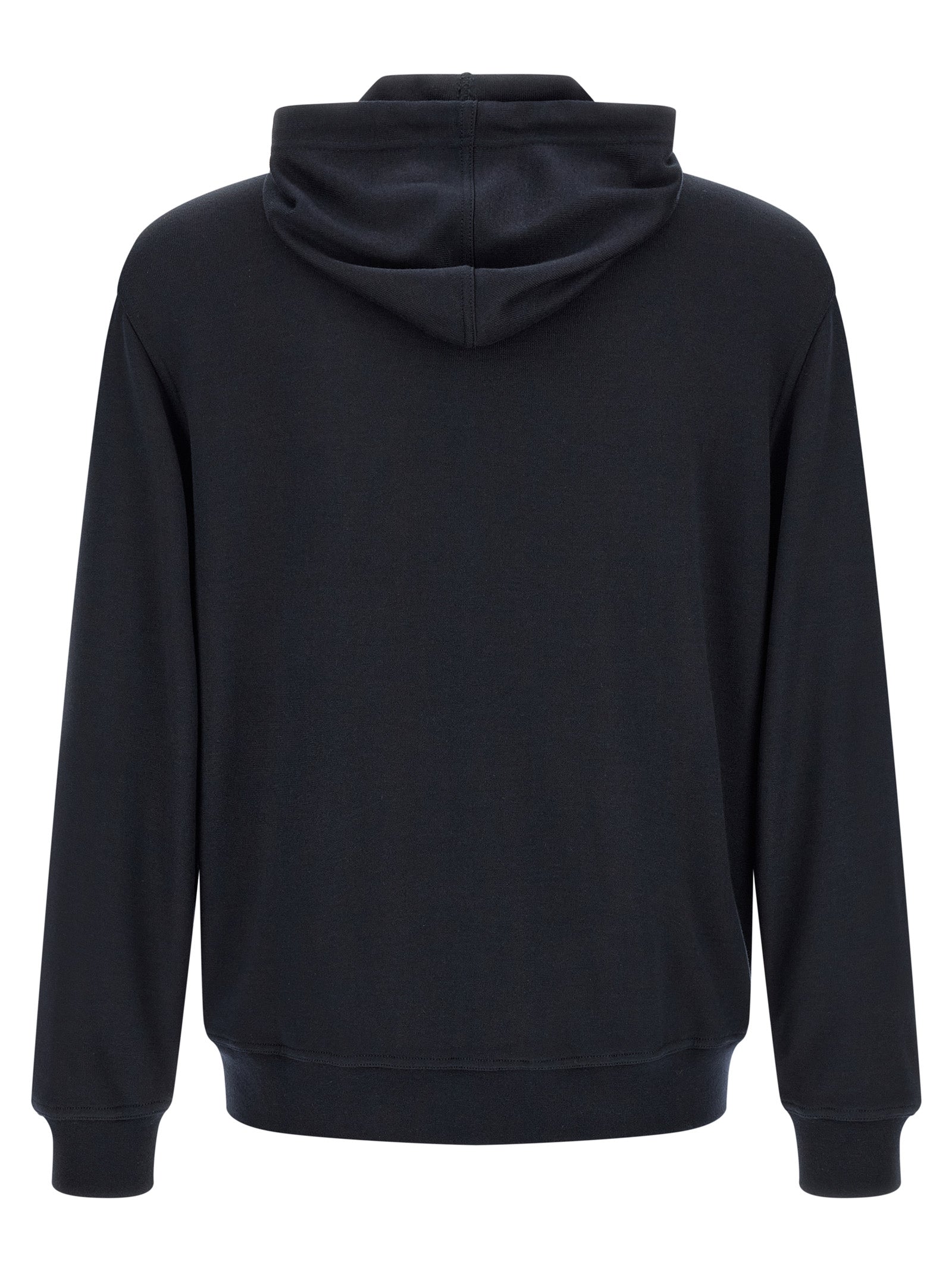 Blauer Kaschmir-Pullover