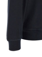 Blauer Kaschmir-Pullover