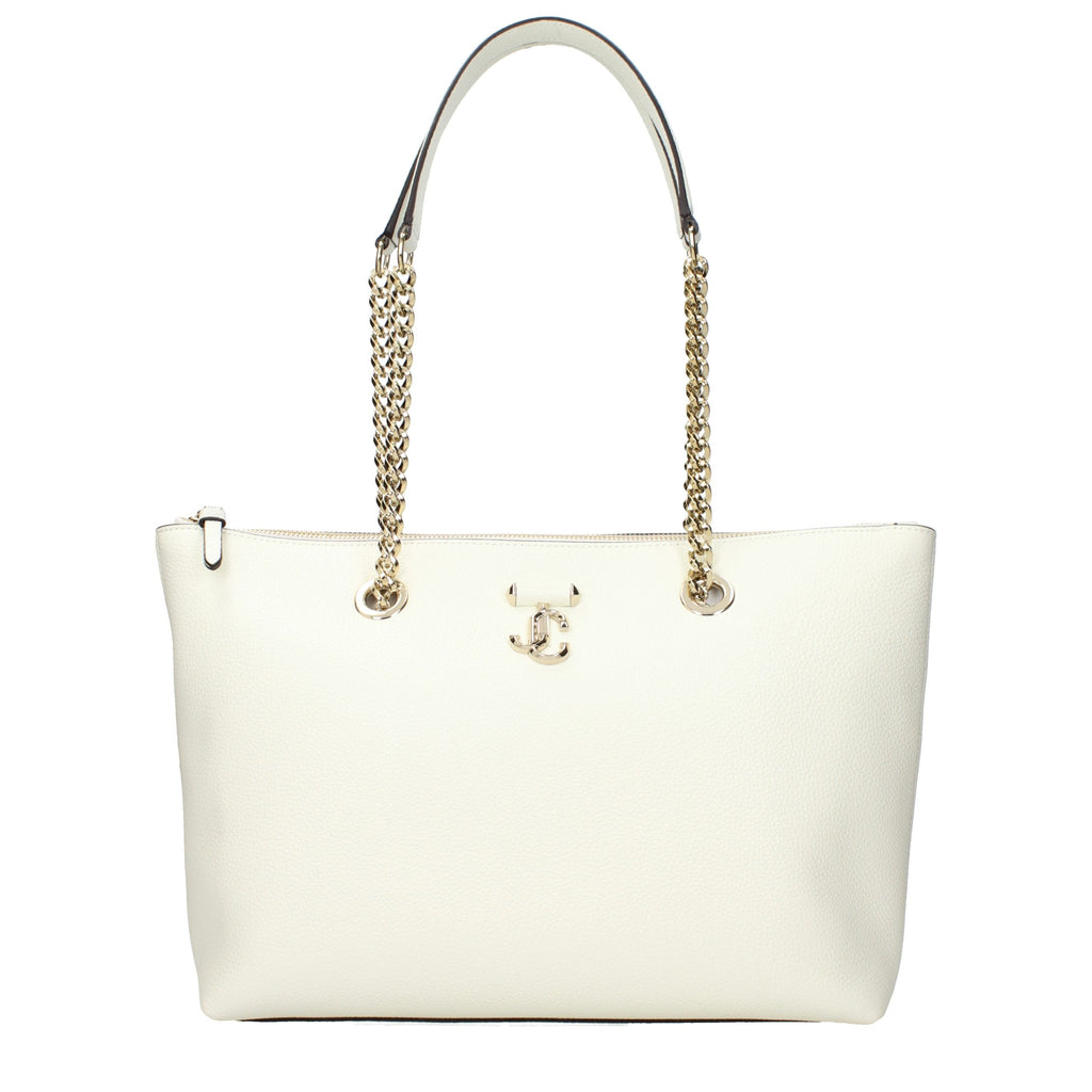Weiße Leder Schultertasche