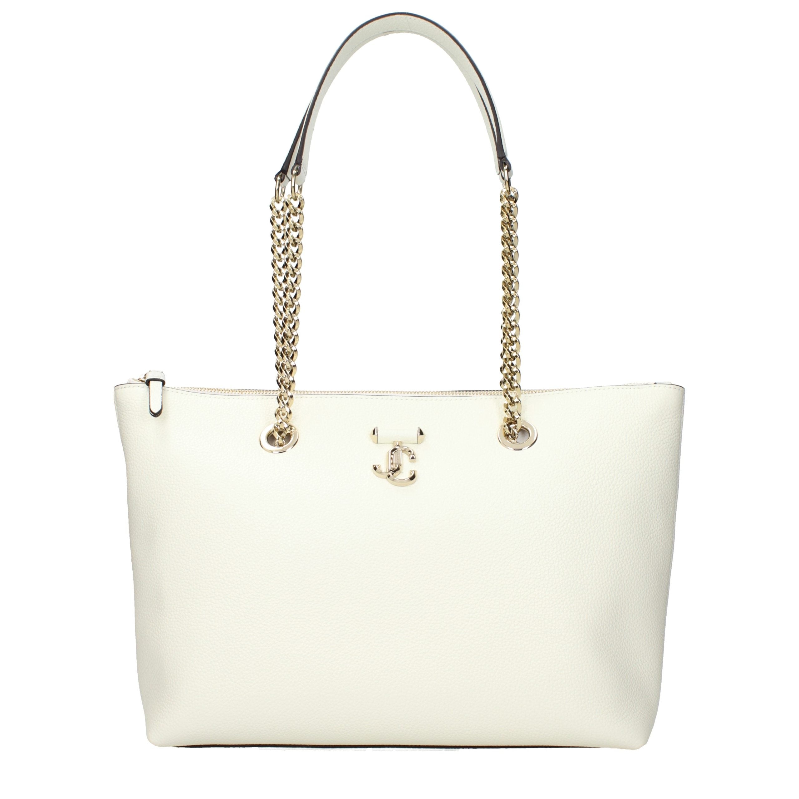 Weiße Leder Schultertasche