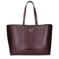 Rote Leder Schultertasche