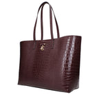 Rote Leder Schultertasche
