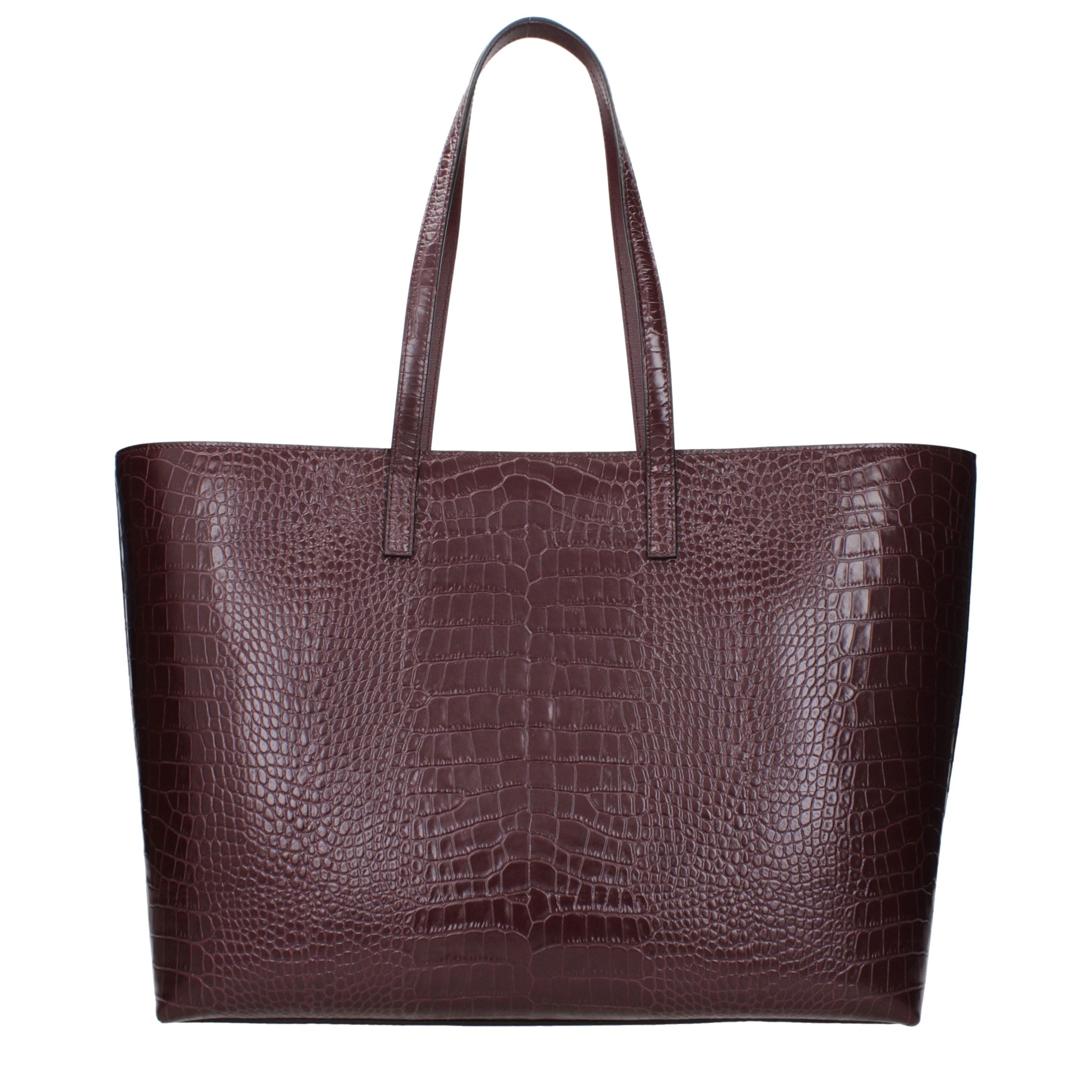 Rote Leder Schultertasche