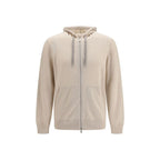Beige Kaschmir-Sweatshirt