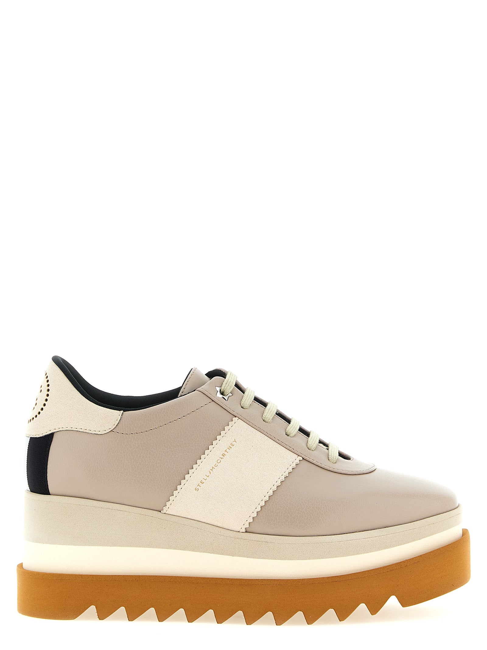 Beige EVA Plateau-Sneaker