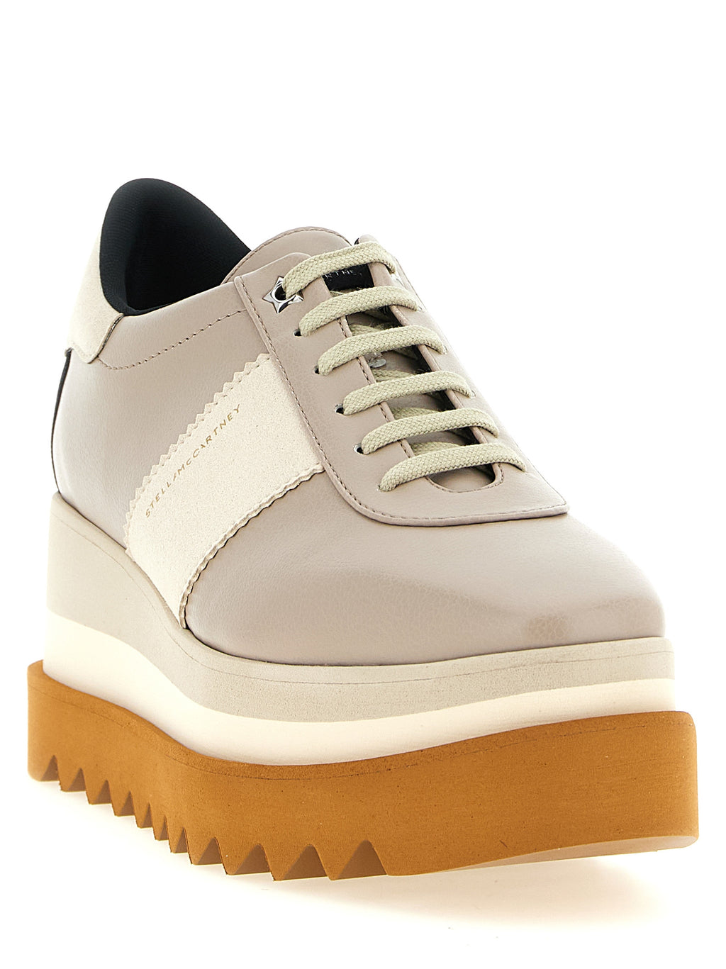 Beige EVA Plateau-Sneaker