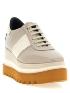 Beige EVA Plateau-Sneaker