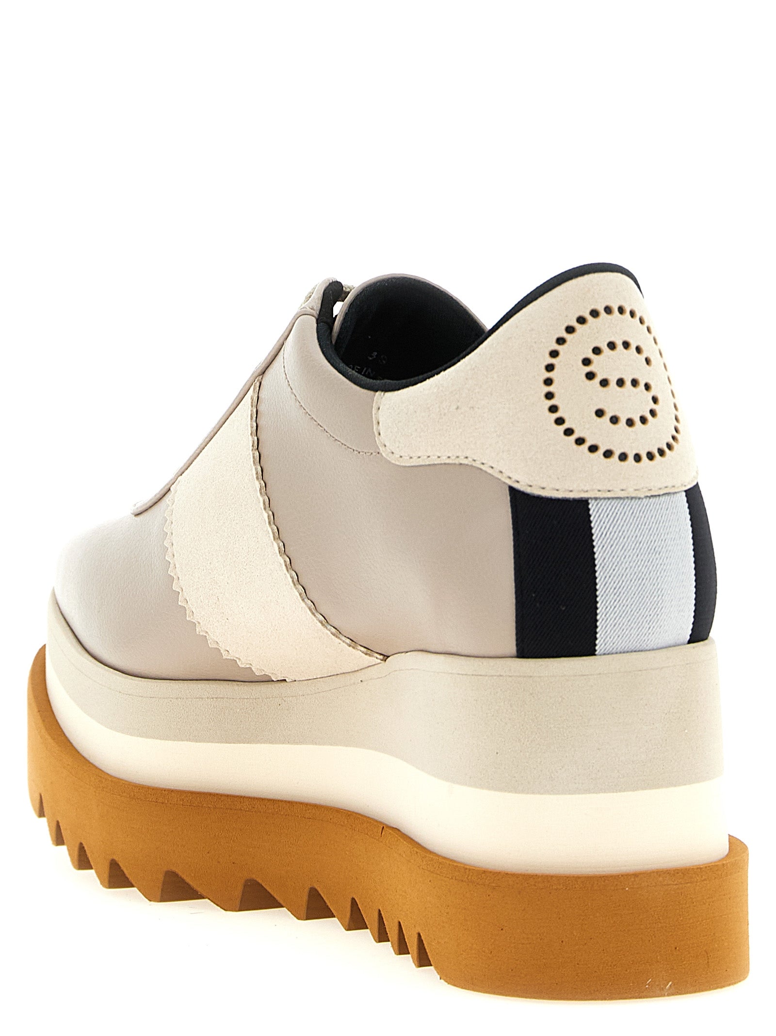 Beige EVA Plateau-Sneaker